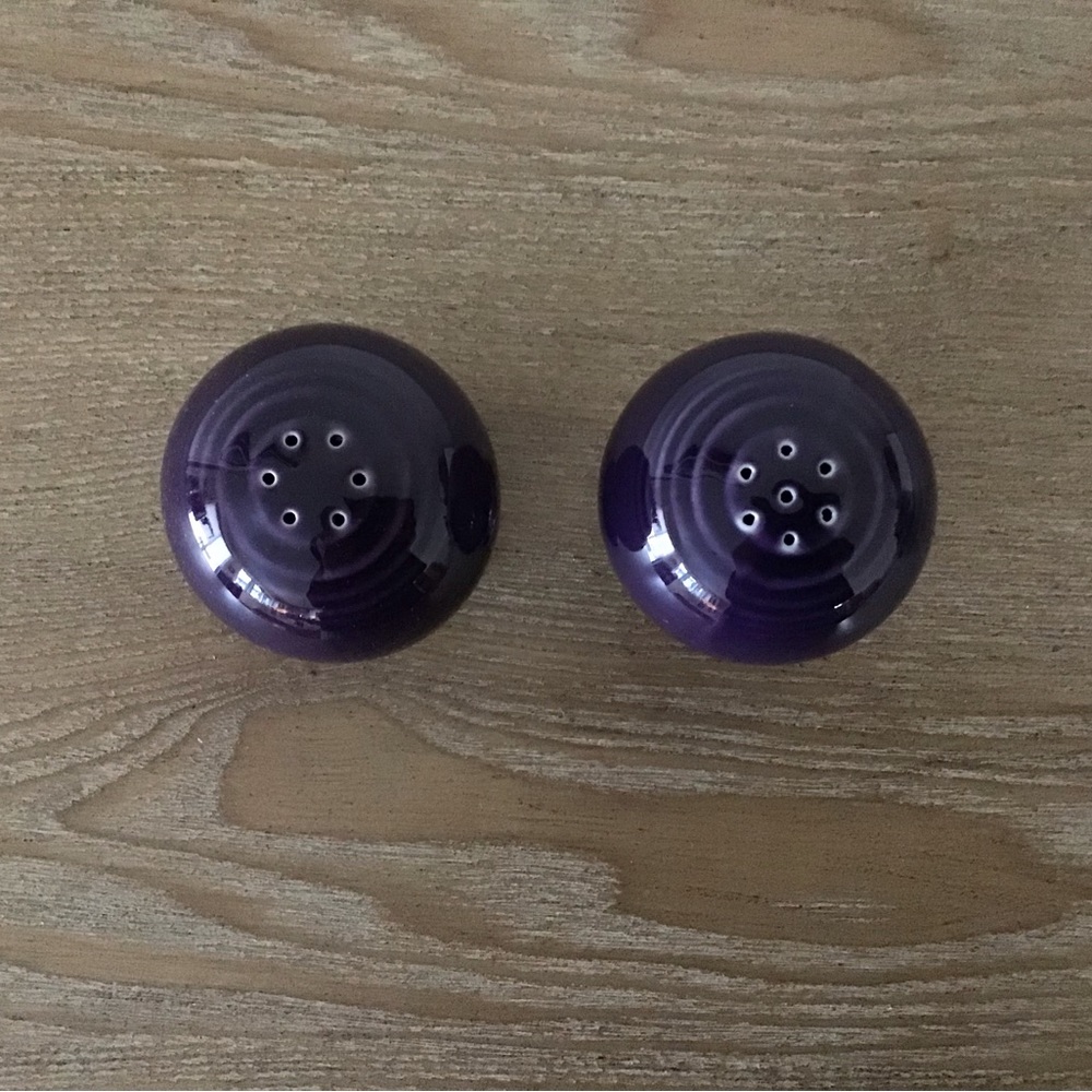 Fiesta Plum Salt & Pepper Shakers - Picture 2 of 7